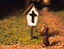 Praying monk